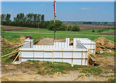 Perma Form - Pre-fabricated insulated concrete form walls